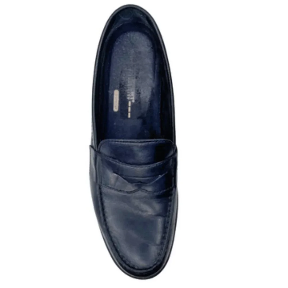 Rockport Men's Black Classic Leather Penny Loafer Cushioned Footbed Sz 10.5M - Picture 6 of 9